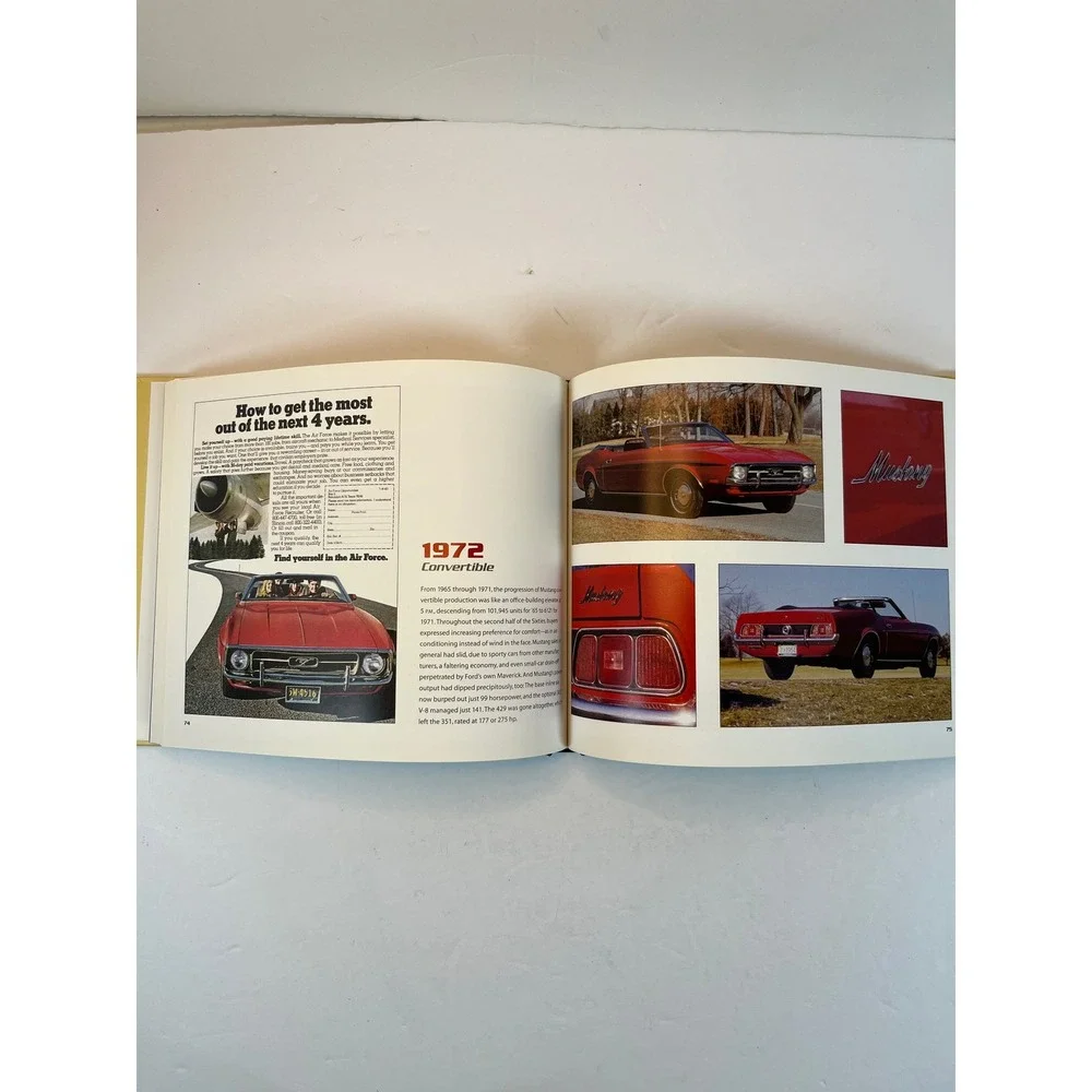 Mustang Classics Hardcover Book Ford History GT Shelby Cobra Publications Intl